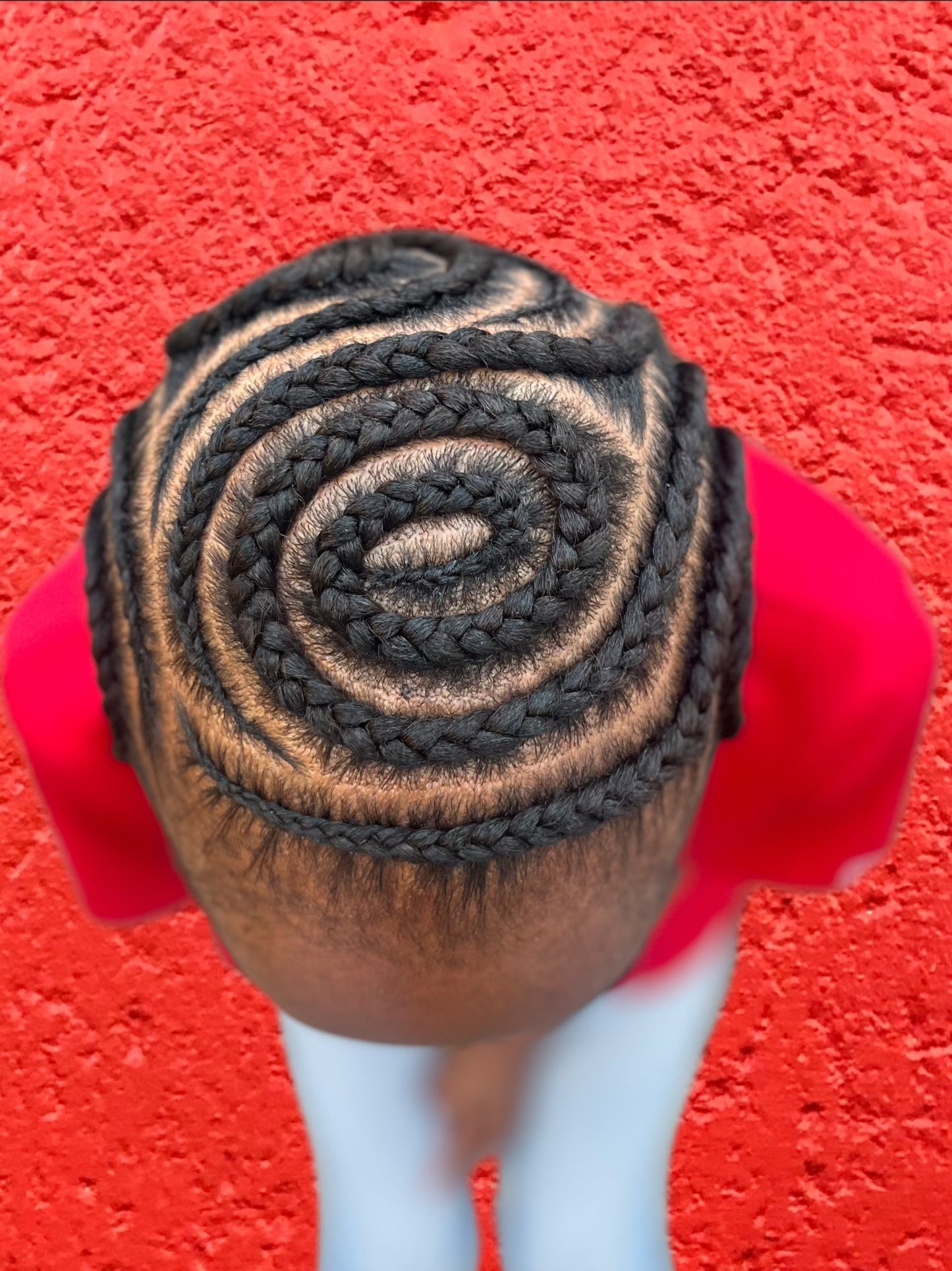 Sleek Freestyled Cornrows