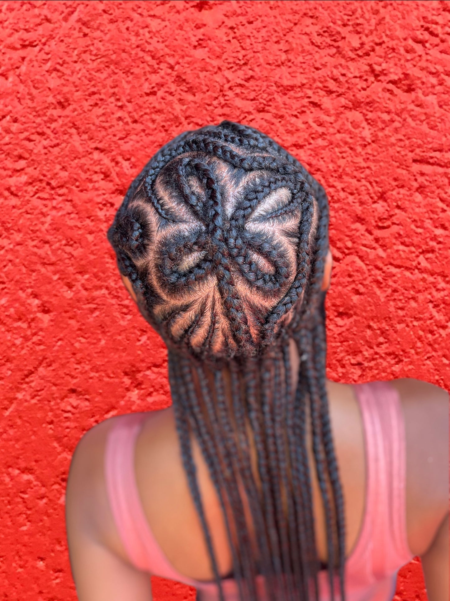 Sleek Freestyled Cornrows