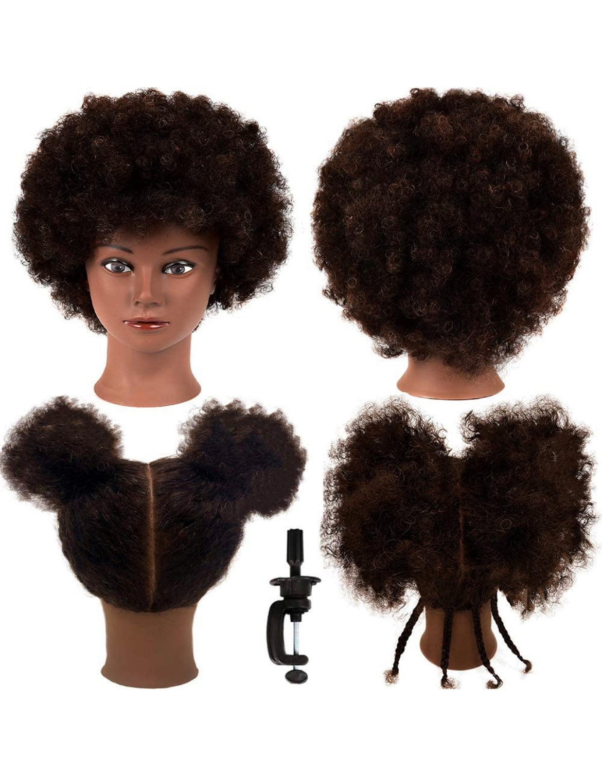 Afro Mannequin head