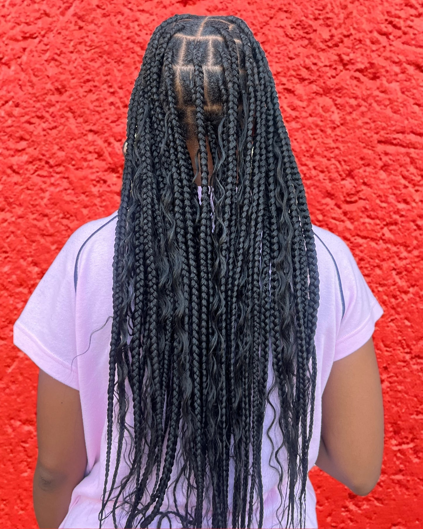 4 Part Goddess jumbo braids