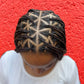 Triangle Knotless braids